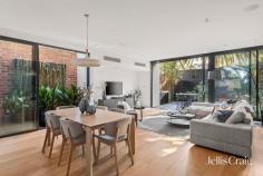 61 Andrew St Windsor VIC 3181 $2,250,000 - $2,475,000 Expressions of Interest closing Tuesday 11th August at 2pm Architecturally designed by Harding Architects, this freestanding contemporary residence delivers exceptional proportions, beautiful northern light and effortless indoor-outdoor living in one of Windsor's most coveted streets. Striking industrial influences, soaring expanses of glass and thoughtfully curated finishes combine to create a home that is both sophisticated and wonderfully liveable. The expansive open plan living and dining domain is the undeniable centrepiece, framed by a striking exposed brick feature wall and flowing seamlessly to a private north-facing limestone paved entertaining terrace. Professionally landscape design by acclaimed landscape architect Lisa Ellis, the fully irrigated gardens provide a tranquil backdrop to a plunge pool, while a burnished concrete outdoor kitchen with integrated cabinetry and an Italian-made Artusi barbecue creates an exceptional setting for entertaining. At the heart of the home, a beautifully appointed kitchen overlooks the living spaces, balancing generous functionality with understated contemporary style. The luxurious main bedroom enjoys leafy street outlooks through floor-to-ceiling glazing, complemented by a walk-in robe and sleek ensuite. Three further oversized bedrooms, a dedicated study and a stylish central bathroom with an inbuilt bath and separate rain shower provide outstanding flexibility for families of all stages. A significant enhancement to the property is the addition of secure off-street parking, accessed via an automated sliding gate, while premium landscape lighting, quality Filetti paving and beautifully considered gardens complete the home's exceptional outdoor spaces. Positioned in one of Windsor's widest and most tightly held streets, this outstanding home is moments from High Street, Prahran Market, Windsor Siding, Windsor and Prahran stations, and leading schools including St Michael's Grammar and Wesley College. Inspections Saturday, 18 July 10:45am - 11:15am