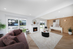 16 Buckland Cres Keilor VIC 3036 $1,050,000 - $1,150,000 Two fully- renovated homes in one Situated in a family-focused Keilor neighbourhood, this single-level home is sure to make an indelible impression with its first-class renovations, flawless presentation and fully self-contained section for ultimate versatility. Filled with natural light, the home’s totally-transformed interior comprises four bedrooms (large main) all with built in robes, as well as a deluxe fully-tiled ensuite and equally-stylish central bathroom. Adding to the appeal is a spacious living room with electric fireplace flowing through to the open dining area accompanied by a superb new kitchen complete with ample cupboard space, wine fridge and Westinghouse appliances. Other stand-out features include dual-zone ducted heating/refrigerated cooling, herringbone 9mm hybrid flooring, premium insulation and double-glazed windows all-round, along with a full-size modern laundry and stylish stone surfaces throughout. Complementing the home’s impressive accommodation is a self-contained one-bedroom unit (converted garage) including its own modern bathroom with laundry facilities, living/meals area and adjoining kitchen. Rounding things out is an undercover alfresco entertaining area and private low-maintenance yard to enjoy, plus two-car gated off-street parking via Patterson Avenue and single-car gated off-street parking via Buckland Crescent. Bus stop around the corner along with local parks and Taylors Creek trails, it’s also close to village cafes, specialty shops and a range of schools (Overnewton College, St Augustine’s PS and Keilor PS), as well as easy access to the Calder Freeway.