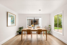 24 Holmes St Brunswick East VIC 3057 $1,350,000 - $1,450,000 Expressions of Interest Closing Monday 31 August at 12pm Timeless charm meets contemporary flair Beyond the captivating facade, this classic Californian Bungalow combines a flexible floorplan with first-class features to deliver a ready-to-enjoy family lifestyle – all in a wonderfully convenient Brunswick East neighbourhood. Filled with natural light, the tastefully enhanced interior comprises three large bedrooms all sharing a modern bathroom and additional (2nd) WC. Underscoring its adaptable design is the inclusion of a sizeable central lounge and open dining/living area to the rear accompanied by a well-appointed kitchen with Ariston cooking appliances (900mm) and dishwasher. Split-system heating/cooling, double-glazing and HRV (heat recovery ventilation) system all add to the appeal, along with high ceilings, stylish engineered floors, keyless entry and modern laundry. Step outside to discover a large alfresco entertaining deck looking out to the wonderfully private backyard garden, plus a spacious studio/home office and front off-street parking space. A short stroll to the tram stop along with Allard Park and Merri Creek trails, it’s also close to Lygon Street cafes, bars and restaurants, as well as easy access to schools (zoned to Brunswick East PS and Northcote HS), kinder/childcare providers and the buzz of Sydney Road.